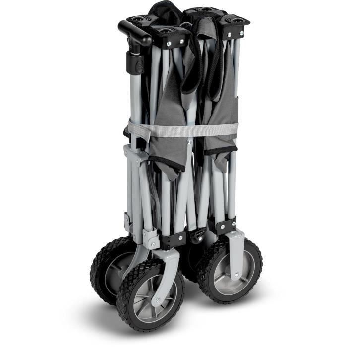 Kampa Trucker Trolley Carro Plegable de 4 Ruedas Gris - Carga 100kg y Ruedas Todo Terreno para Camping, Playa y Hogar 2 Kampa Trucker Trolley Carro Plegable de 4 Ruedas Gris - Carga 100kg y Ruedas Todo Terreno para Camping, Playa y Hogar 2