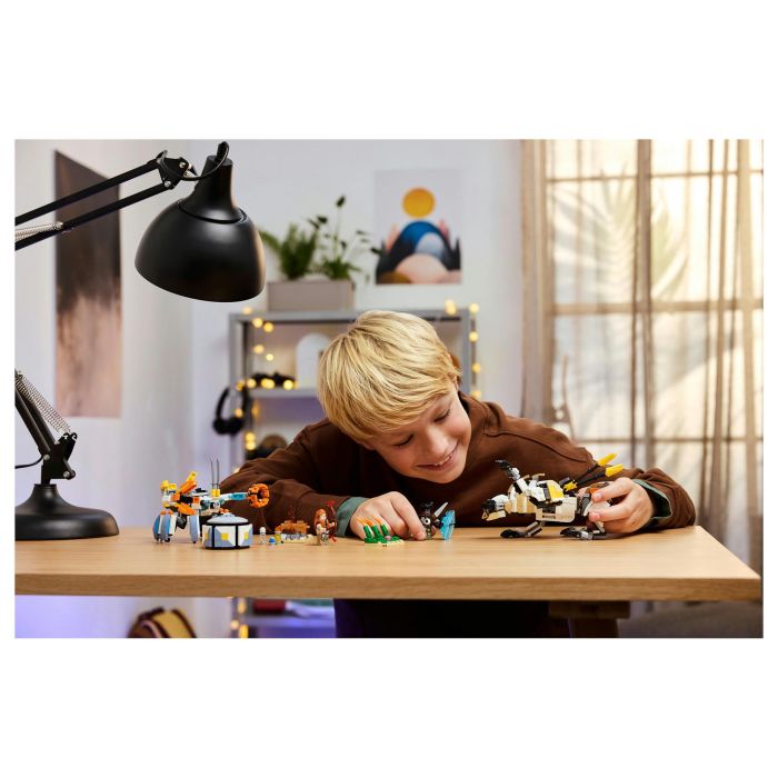 Lego Horizon Adventures 77037 Aloy y Varl contra Testudien y Sawtooth - Juego de Construcción para Niños y Niñas a Partir de 9 Años