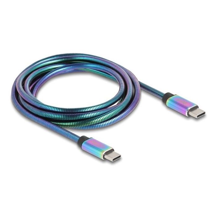 DELOCK USB-C 2.0 Kabel Stecker zu Stecker PD 3.0 60W 2m 1 DELOCK USB-C 2.0 Kabel Stecker zu Stecker PD 3.0 60W 2m 1