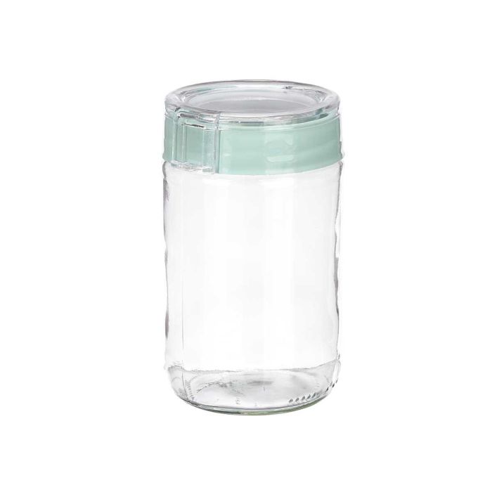 Bote Tapa Verde Vivalto 660 ml - 9.5x15x9 cm, Cristal y Plástico (12 Unidades) 1 Bote Tapa Verde Vivalto 660 ml - 9.5x15x9 cm, Cristal y Plástico (12 Unidades) 1