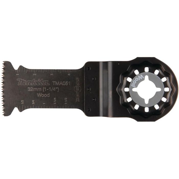 Makita TMA051 Hoja de sierra de inmersión 32mm de Acero de alto carbono (HCS) para cortes precisos, 1 pieza