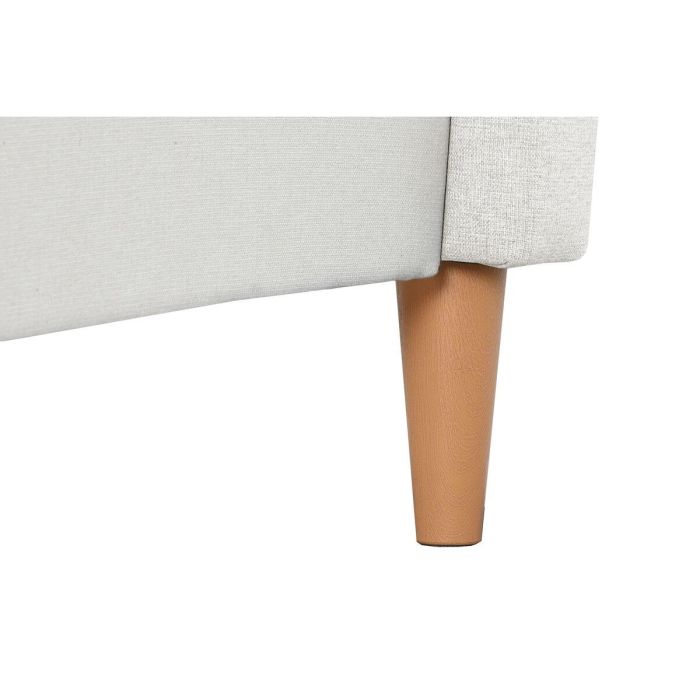 DKD Home Decor Cama Urban Crudo 219x104x170 cm para colchón de 150x200 de Poliéster y Madera 5