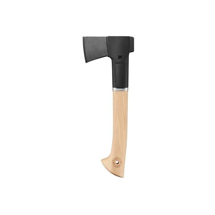 Fiskars 1051142 Hacha Universal de Supervivencia Norden N7, Hoja de Acero, Mango de Madera, 386mm, 791g
