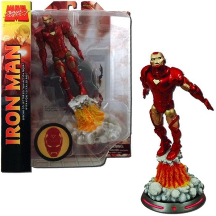 Diamond collection Figura Iron Man Marvel Select de PVC 18 CM 1 Diamond collection Figura Iron Man Marvel Select de PVC 18 CM 1