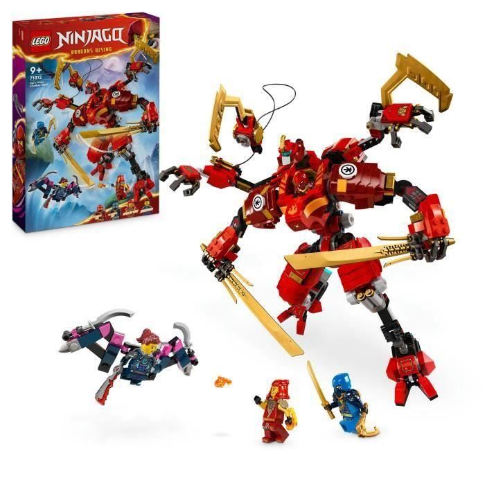 LEGO NINJAGO 71812 Robot Escalador Ninja de Kai, Set de Aventura para Niños LEGO NINJAGO 71812 Robot Escalador Ninja de Kai, Set de Aventura para Niños
