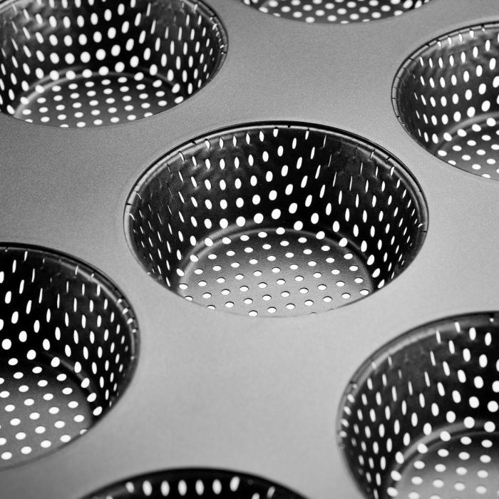 Molde para 12 Tartaletas Perforado 29x22 cm - Quttin (8 Unidades) 9 Molde para 12 Tartaletas Perforado 29x22 cm - Quttin (8 Unidades) 9