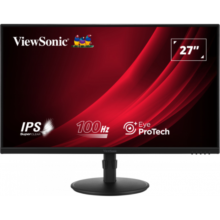Viewsonic VG2708A Monitor 68.6cm (27") FHD 1920x1080 100Hz IPS Pivot HDMI DP VGA Antirreflectante Negro