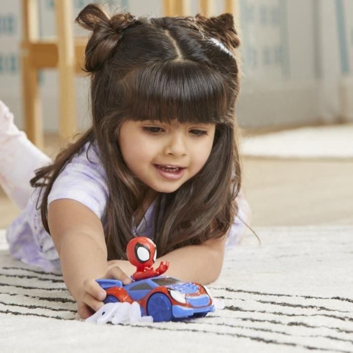Hasbro HAS5010996221803 Coche Araña de Spidey, Vehículo Juguete Preescolar de la Serie Marvel Spidey y sus Amigos Extraordinarios 2