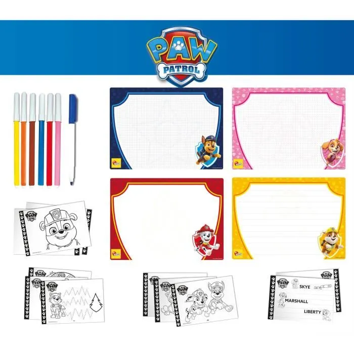 Lisciani Giochi LIS8008324103317 Escuela de Dibujo Paw Patrol para Aprender a Dibujar 2
