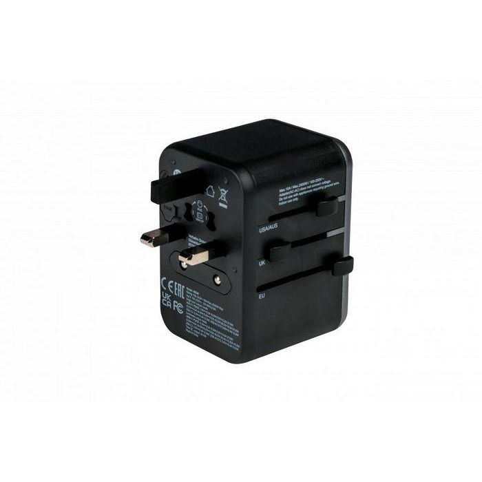 Verbatim Uta-04 Adaptador Universal De Viaje Con 1 Puerto Usb-C - 3 Puerto Usb-A - 1 Puerto Usb-C 11