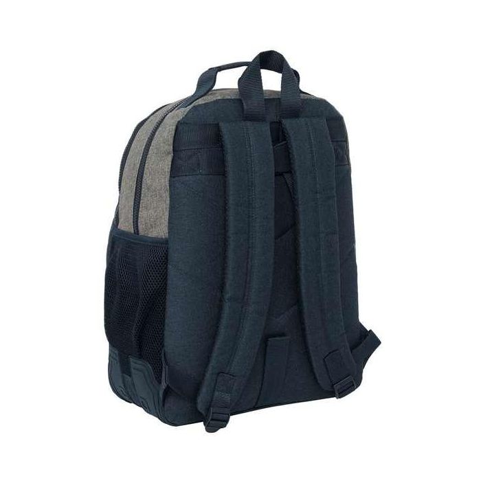Mochila Escolar Kappa Dark navy Gris Azul marino 32 x 42 x 15 cm