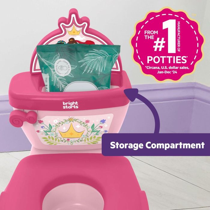 Orinal Bright Starts Princess Disney Rosa 4 Orinal Bright Starts Princess Disney Rosa 4
