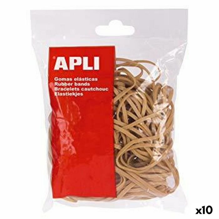 Gomas elásticas Apli Marrón 100 x 2 mm 1 kg (10 Unidades) 0