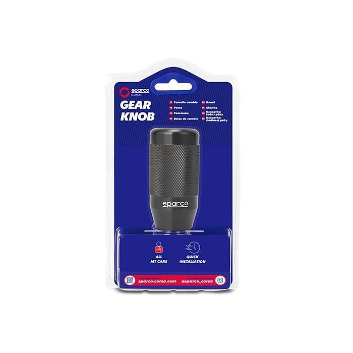 Pomo de la Palanca de Cambio Sparco SPCG111 Negro 1 Pomo de la Palanca de Cambio Sparco SPCG111 Negro 1