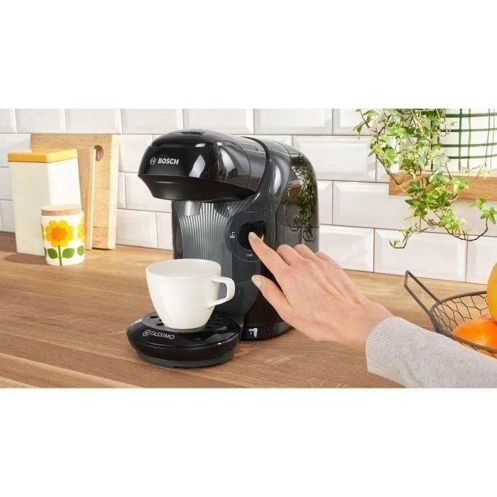 Cafetera multibebidas - BOSCH - TASSIMO T11 Style - TAS1102 - 40 bebidas - 0,7 L - 1400 W - Negra 1