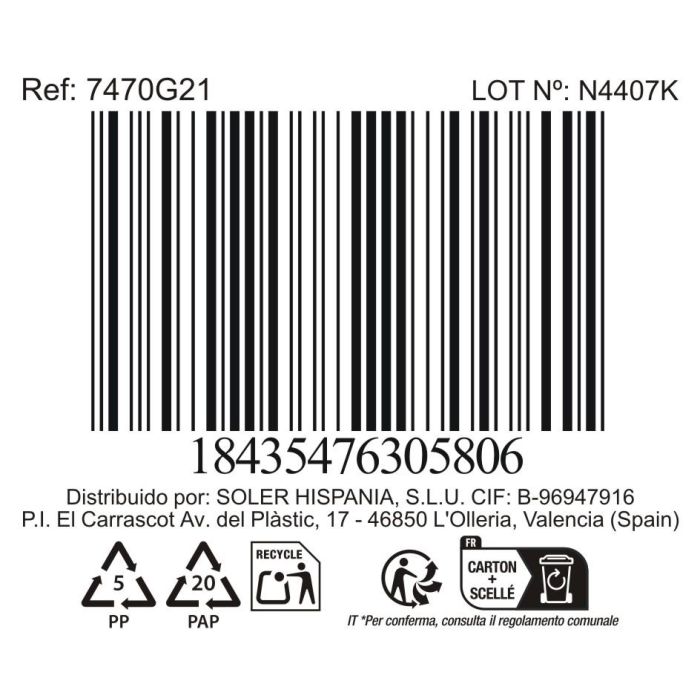 La Mediterranea Fuente Oval Savina 29.7 x 13.6 cm (12 Unidades) 2