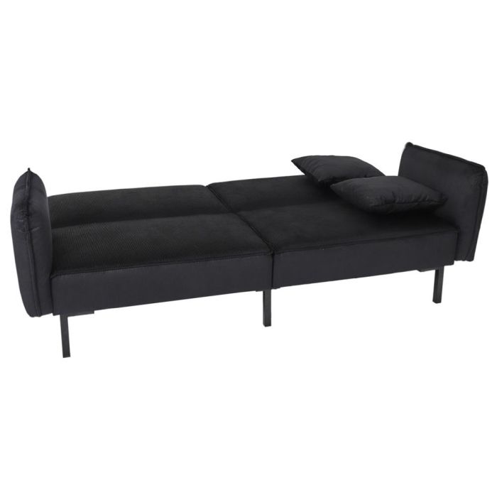Sofá-Cama Negro Giulia Home Deco Factory 4 Sofá-Cama Negro Giulia Home Deco Factory 4