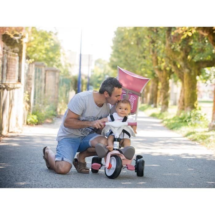 Triciclo Baby Balade Plus Rosa - SMOBY 1 Triciclo Baby Balade Plus Rosa - SMOBY 1
