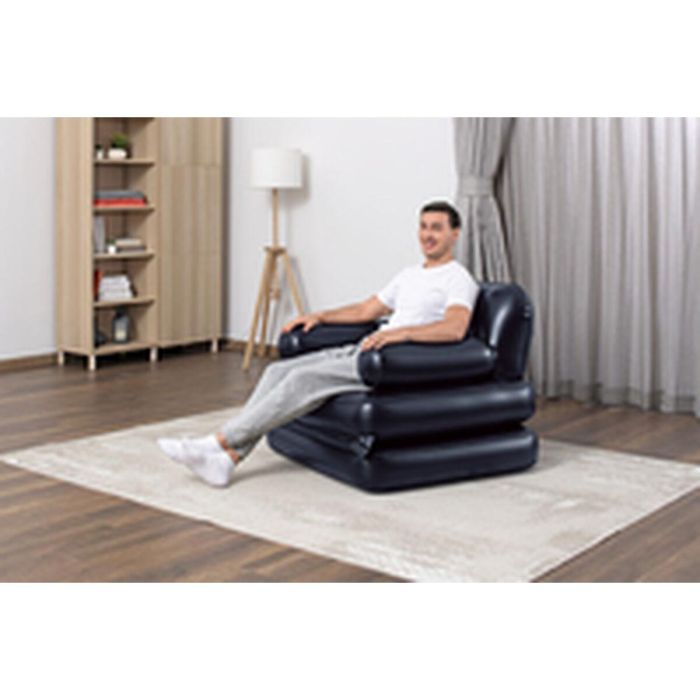 Bestway Sillon Hinchable 4 Posiciones Negro 191x38x25 cm Interior 75114 1
