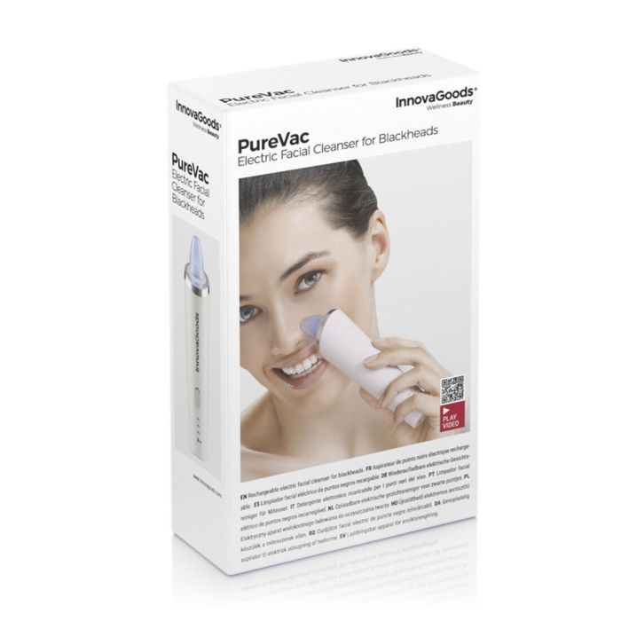 Limpiador Facial Eléctrico de Puntos Negros PureVac InnovaGoods 1