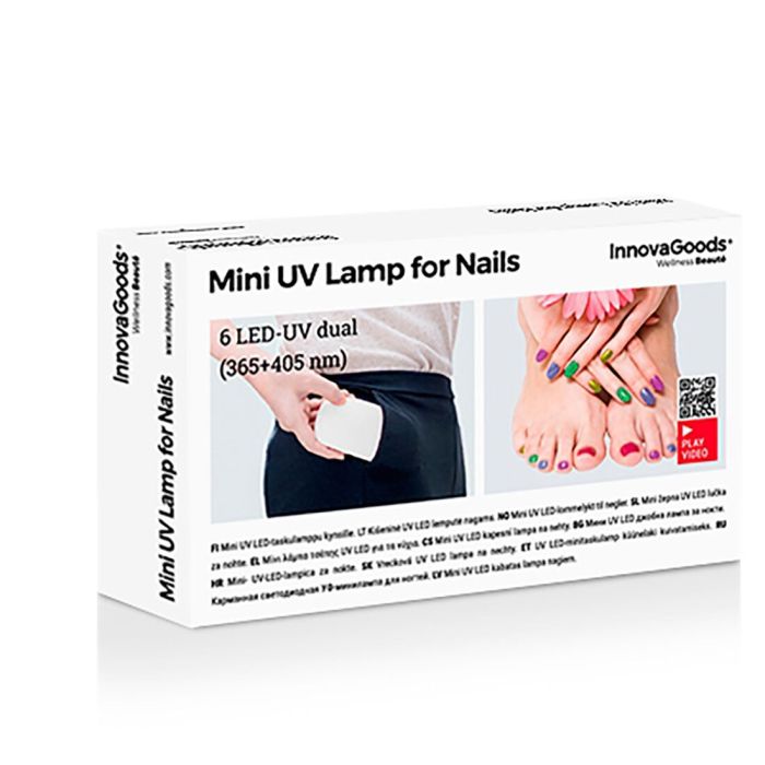 Lámpara para Uñas LED UV Mini InnovaGoods 1