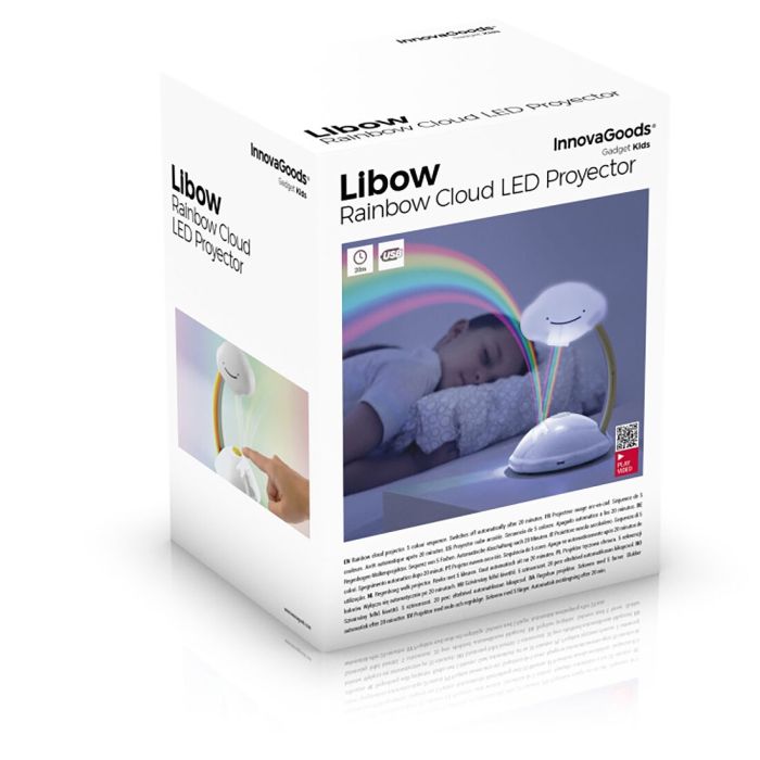 Proyector LED Nube Arcoíris Libow InnovaGoods 1