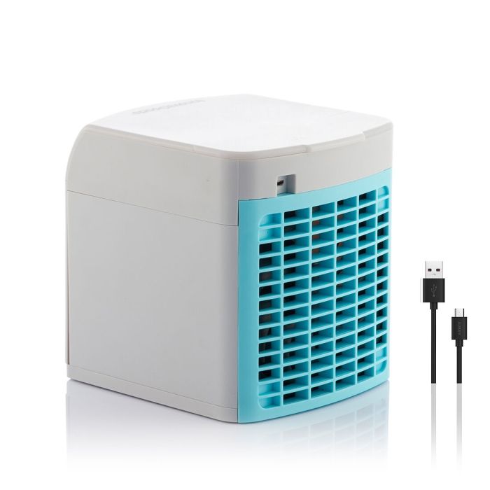 Mini Climatizador Evaporativo Portátil con LED FreezyQ+ InnovaGoods 1