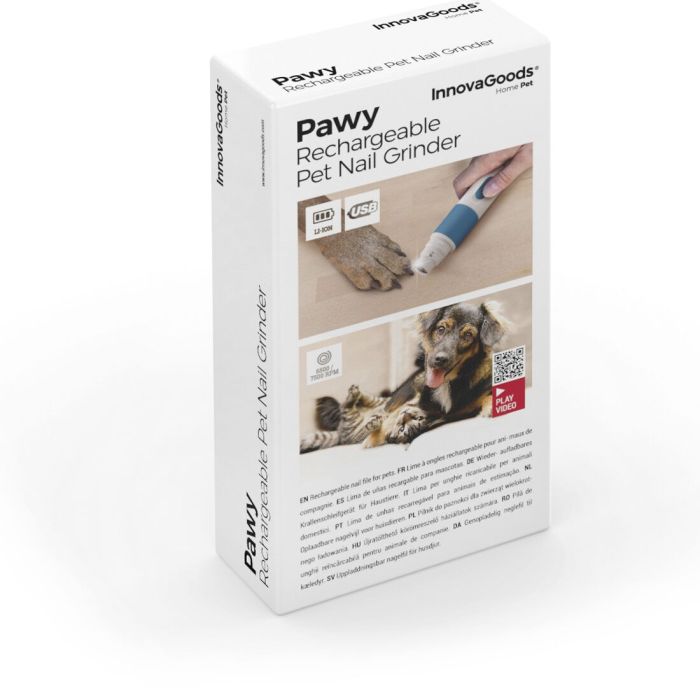 Lima de Uñas Recargable para Mascotas Pawy InnovaGoods 1