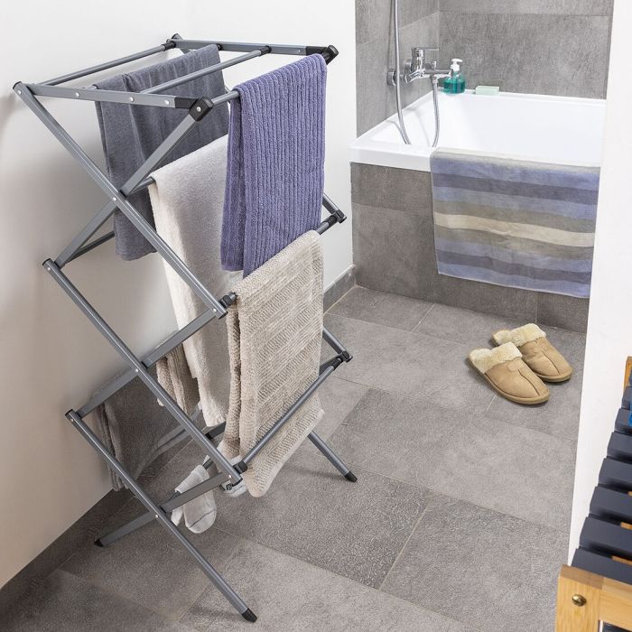 Tendedero De Ropa Tender Plegable Baño Bañera Gimi Italiano