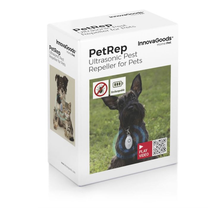 Antiparásitos por Ultrasonidos Recargable para Mascotas PetRep InnovaGoods 1