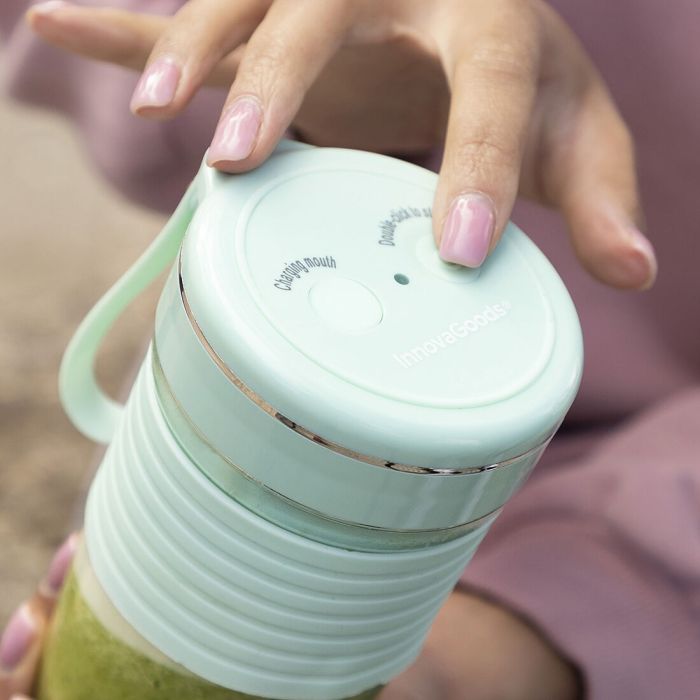 Batidora de Vaso Portátil Recargable Fruly InnovaGoods 10 Batidora de Vaso Portátil Recargable Fruly InnovaGoods 10