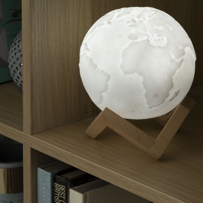 Lámpara LED Recargable Planeta Tierra Worldy InnovaGoods 6 Lámpara LED Recargable Planeta Tierra Worldy InnovaGoods 6