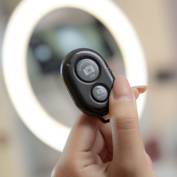 Aro de Luz Selfie con Trípode y Mando Youaro InnovaGoods 7 Aro de Luz Selfie con Trípode y Mando Youaro InnovaGoods 7