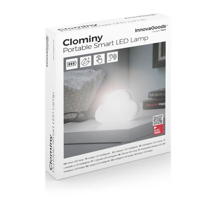 Lámpara LED Inteligente Portátil Clominy InnovaGoods 1
