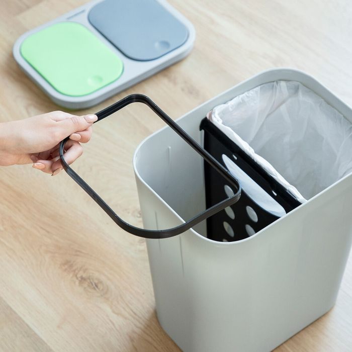 Papelera de Reciclaje Doble Bincle InnovaGoods 9