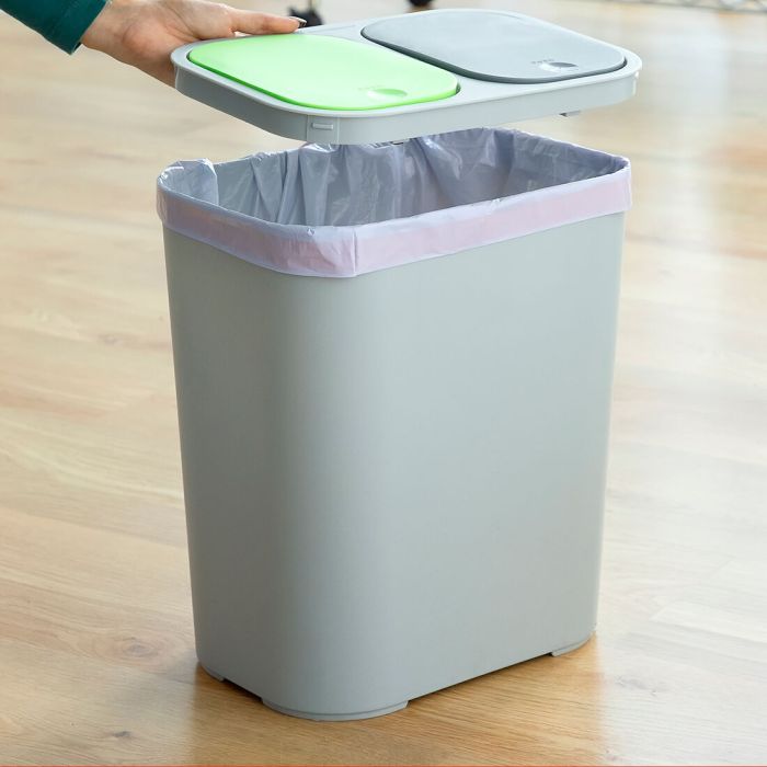 Papelera de Reciclaje Doble Bincle InnovaGoods 8