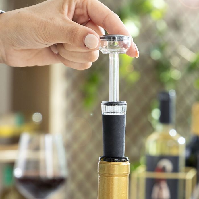 Sacacorchos Eléctrico con Accesorios para Vino Corking InnovaGoods 7