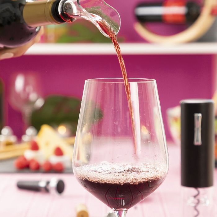 Sacacorchos Eléctrico Recargable con Accesorios para Vino Corklux InnovaGoods 9