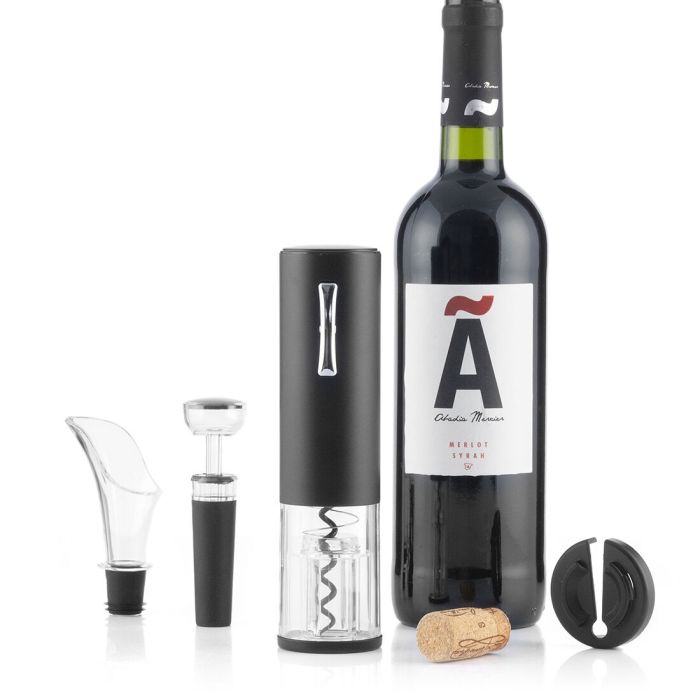 Sacacorchos Eléctrico Recargable con Accesorios para Vino Corklux InnovaGoods 4