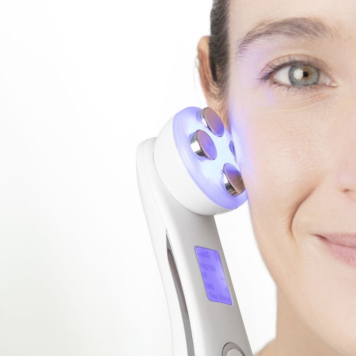 Masajeador Facial con Radiofrecuencia, Fototerapia y Electroestimulación Wace InnovaGoods 9