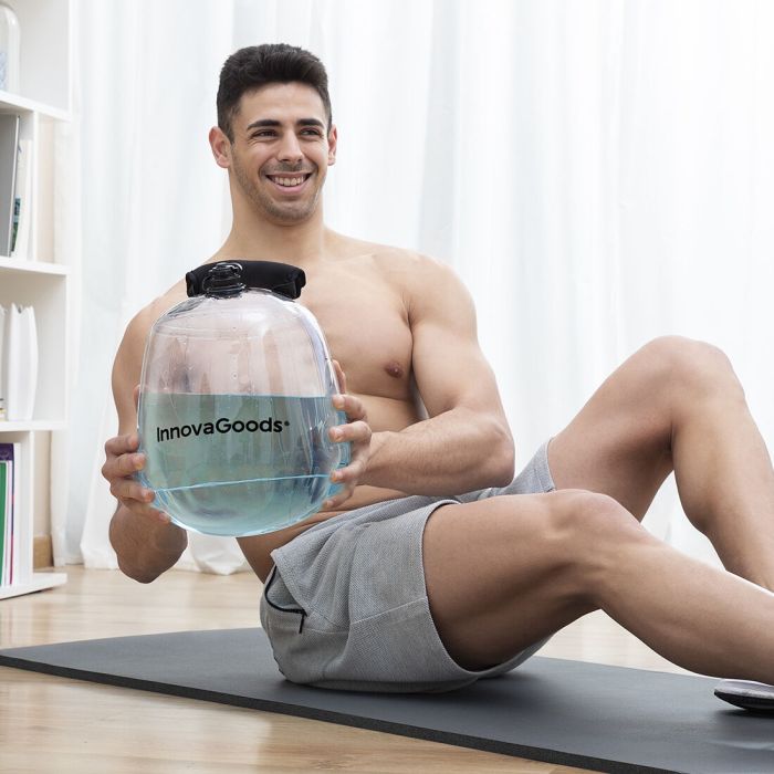 Pesa Rusa de Agua para Entrenamiento Fitness con Guía de Ejercicios Fibell InnovaGoods 12