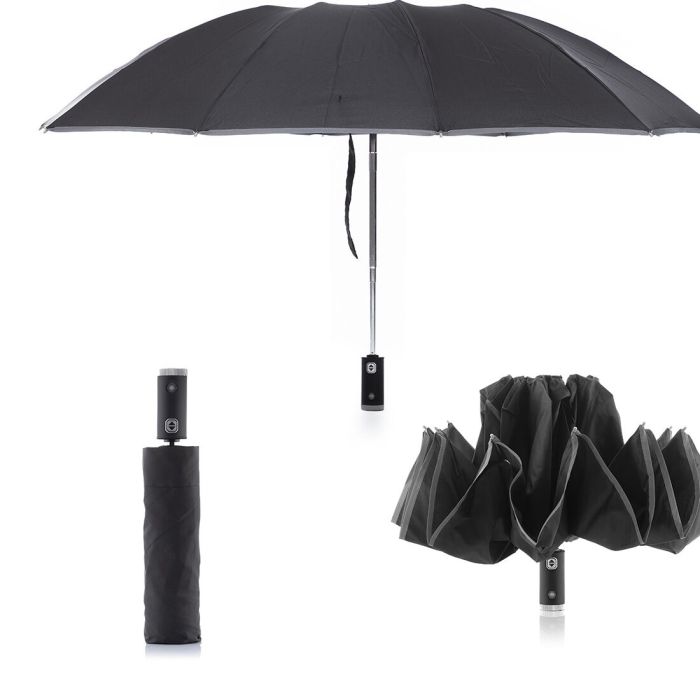 Paraguas de Cierre Inverso Plegable con LED Folbrella InnovaGoods 3