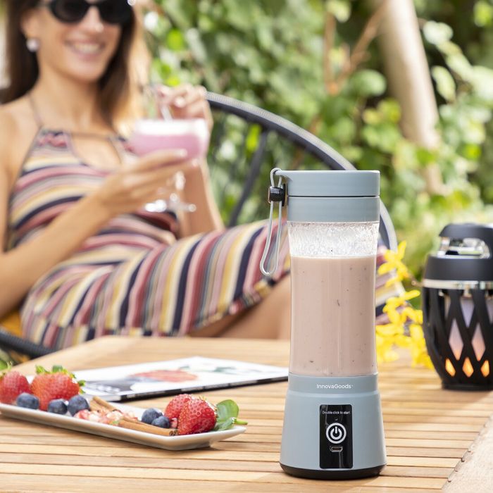 Batidora de Vaso Portátil Recargable Frubler InnovaGoods 8 Batidora de Vaso Portátil Recargable Frubler InnovaGoods 8