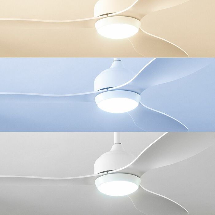 Ventilador de Techo con Luz LED y 3 Aspas ABS Flaled InnovaGoods Blanco 36 W 7