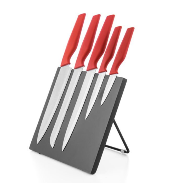 Cuchillos con Soporte Magnético Bravissima Kitchen (6 piezas) 2