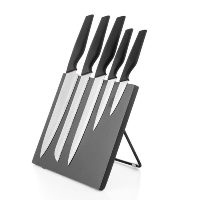 Cuchillos con Soporte Magnético Bravissima Kitchen (6 piezas) 1