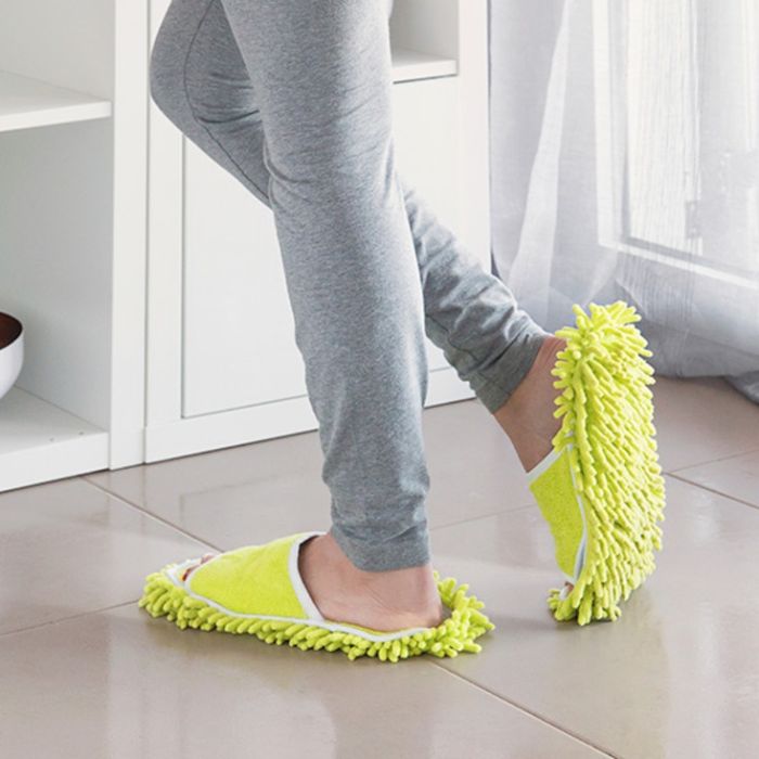 Zapatillas Mopa Mop&Go InnovaGoods V0100918 Unisex Ergonómico (Reacondicionado A+) 4 Zapatillas Mopa Mop&Go InnovaGoods V0100918 Unisex Ergonómico (Reacondicionado A+) 4