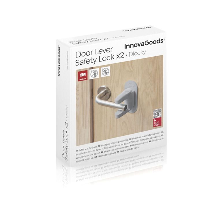 Bloqueo de Seguridad para Puertas Dlooky InnovaGoods 2 Unidades (Reacondicionado A+) 1 Bloqueo de Seguridad para Puertas Dlooky InnovaGoods 2 Unidades (Reacondicionado A+) 1