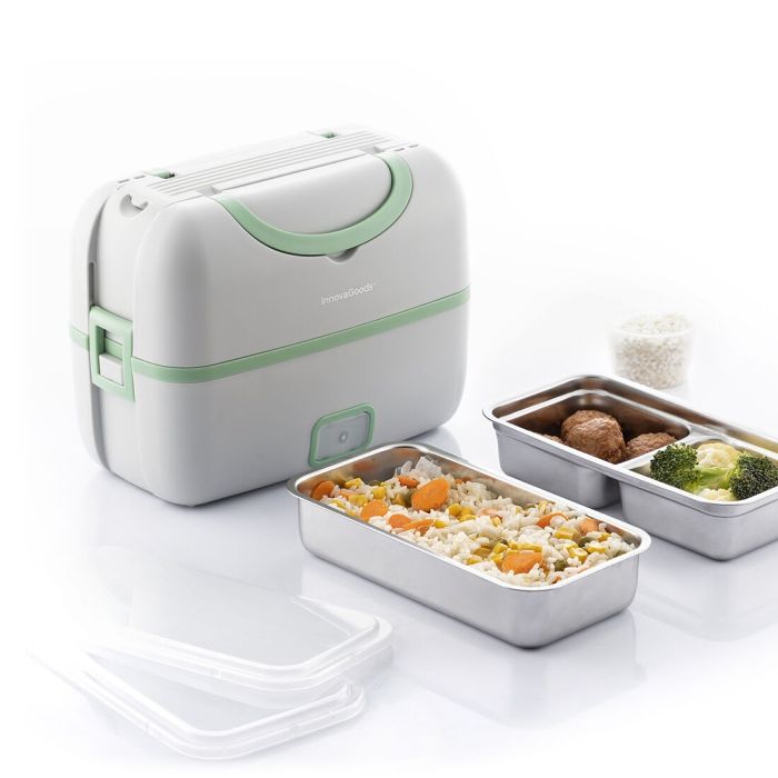 Fiambrera Eléctrica de Vapor 3 en 1 con Recetas Beneam InnovaGoods Rectangular Plástico ABS (Reacondicionado A+) 3