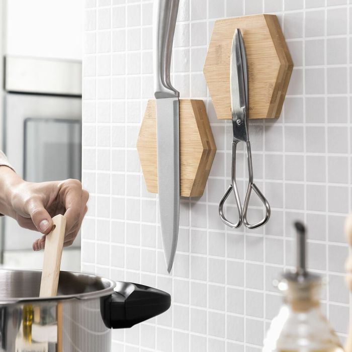 Soportes Adhesivos Magnéticos de Bambú Magbu InnovaGoods (Reacondicionado A+) 9